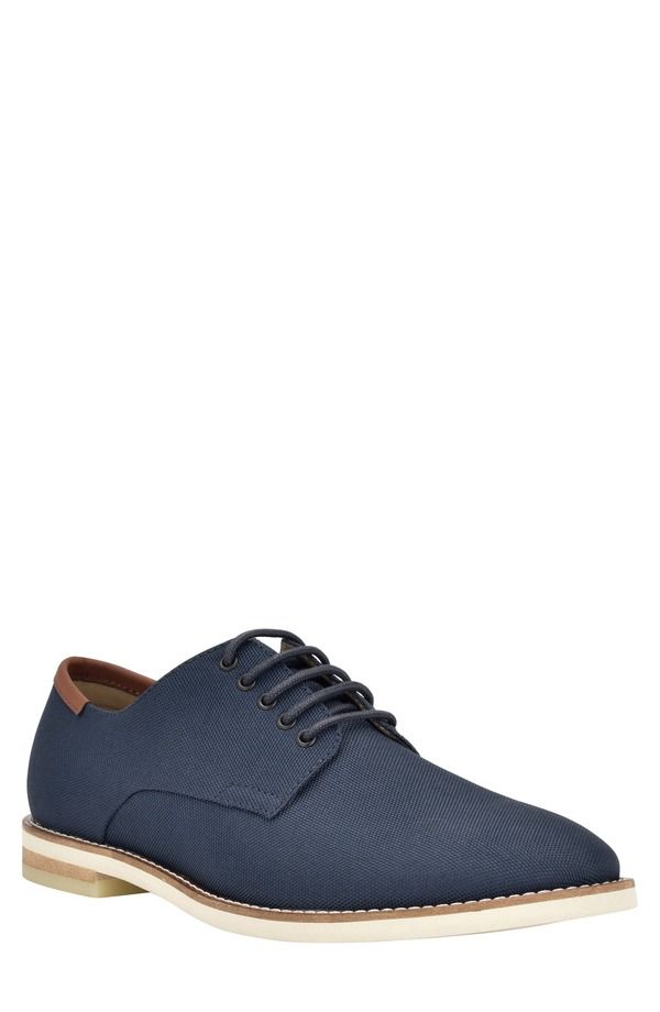 カルバンクライン メンズ シューズ ダービー Calvin Klein Adeso Derby Dark Blue ブルー
