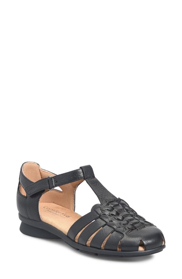 コンフォーティバ レディース シューズ サンダル Comfortiva Persa Fisherman Sandal Black ブラック