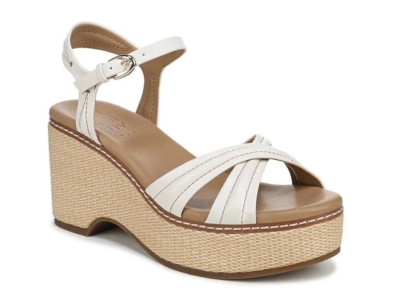 ナチュライザー レディース シューズ サンダル プラットフォーム NaturalizerDovie Platform Sandal White ホワイト