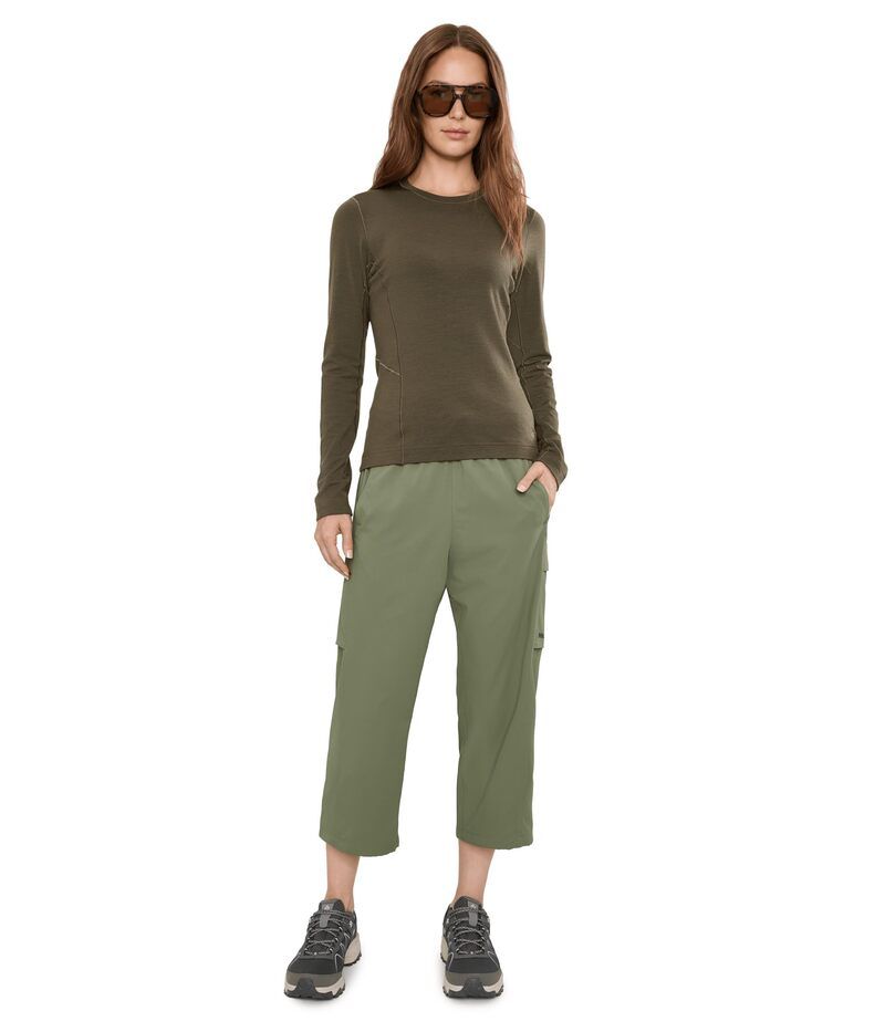 マーモット レディース ボトムス カジュアルパンツ Marmot Lumina Cropants Olive Grove オリーブ
