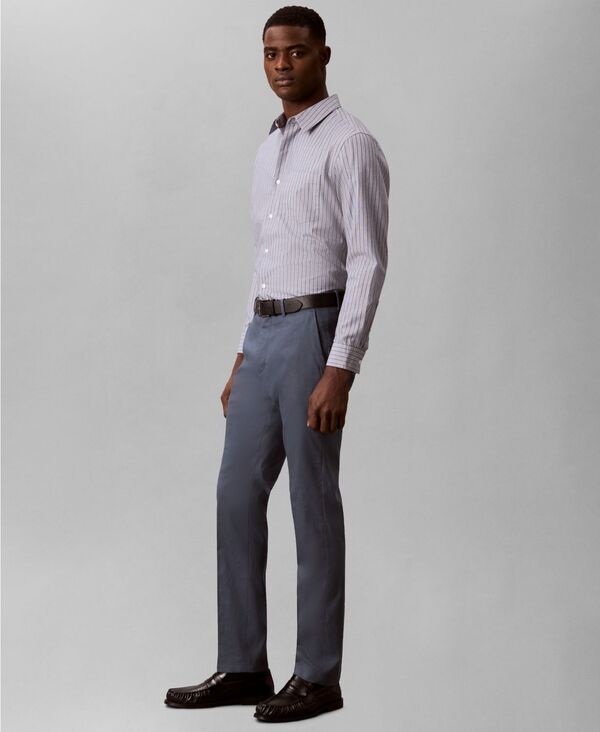 カルバンクライン メンズ ボトムス カジュアルパンツ リネン Calvin Klein Mens Linen Blend SlimFit Pants Dark Slate スレート カルバンクライン メンズ ボトムス カジュアルパンツ リネン Calvin Klein Mens Linen Blend SlimFit Pants Dark Slate スレート