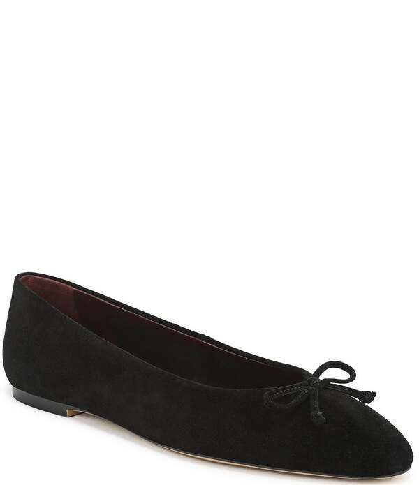 フランコサルト レディース シューズ パンプスエード Franco Sarto Rosalee Suede Ballet Bow Flats BlackBlack ブラック 27,820円