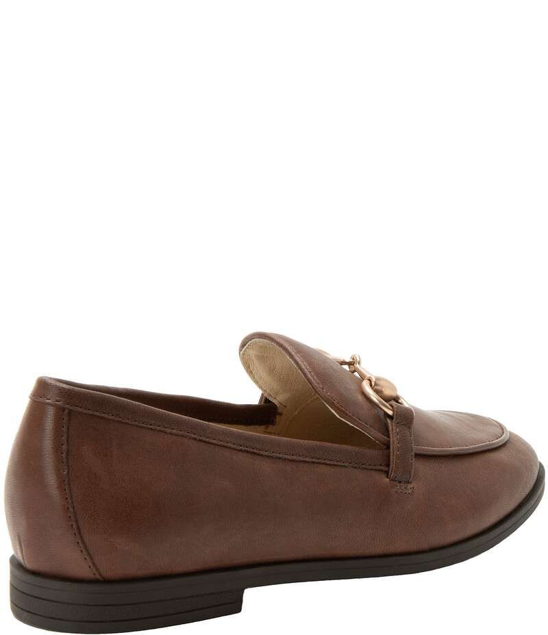 アレグリア レディース シューズ パンプス レザー ローファー Alegria Aliya Leather Bit Buckle Loafers Gingerbread