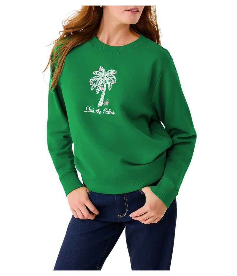 リリーピュリッツァー レディース アウター ニット・セーター スウェット シャツ Lilly Pulitzer Ballad Long Sleeve Sweatshirt Multi Deck The