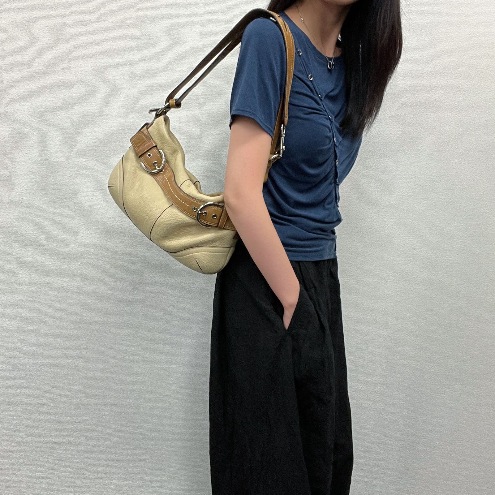 中古】COACH コーチ ソーホー ワンショルダー ショルダーバッグ レザー 