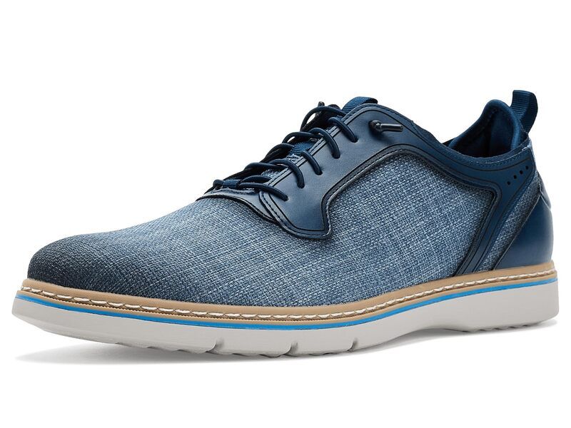 ステイシーアダムス メンズ シューズ オックスフォード レース Stacy Adamsebert Elastic Lace Oxford Navy ネイビー