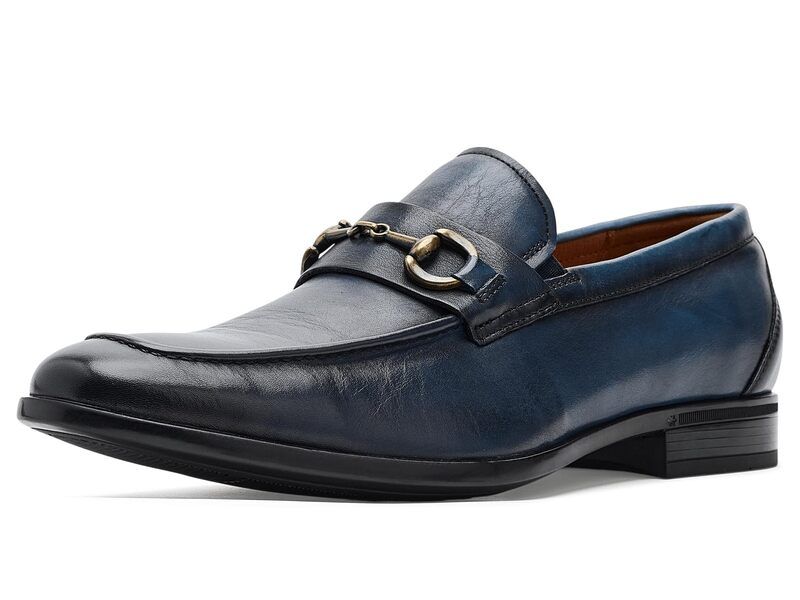 フローシャイム メンズ シューズ スリッポン・ローファー Florsheim Zaffiro Moc Toe Bit Loafer Ii Navy ネイビー