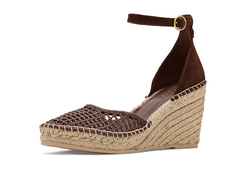 フランコサルト レディース シューズ ブーツ・レインブーツ Franco Sarto Idalia Dark Brown Woven ブラウン