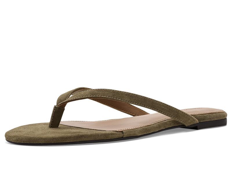メイドウェル レディース シューズ サンダル スエード Madewell Ivanna Thong Suede Safari Khaki カーキ
