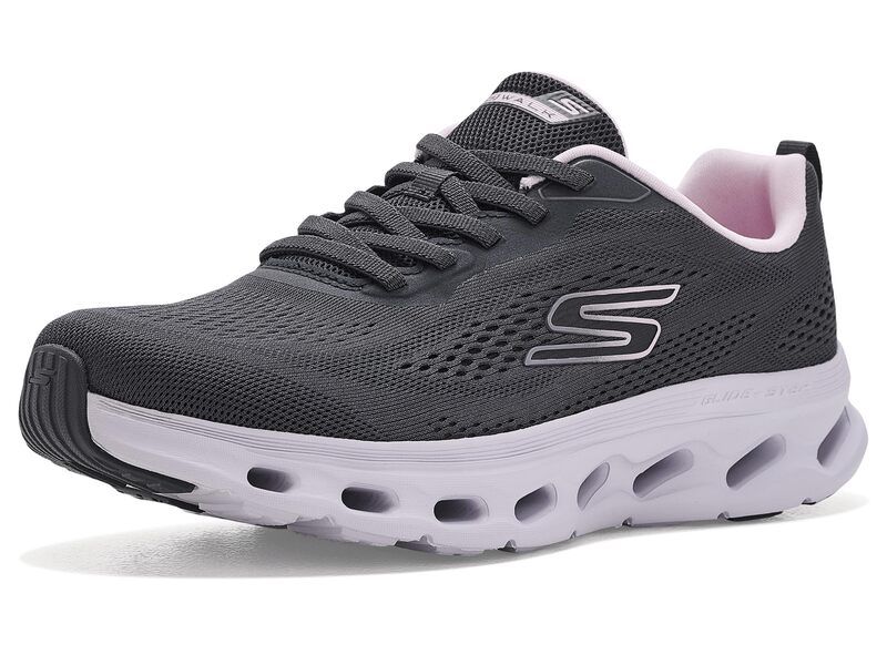 スケッチャーズ レディース シューズ スニーカー Tシャツ SKECHERS Performance Go Walk Glide Step 20 Kristee CharcoalLavender チャ