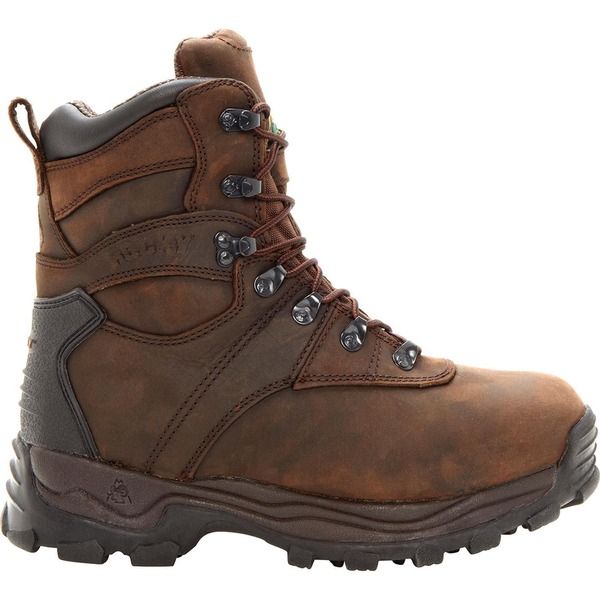 ロッキー メンズ シューズ ブーツ・レインブーツ Rocky Sport Utility 600G Insulated Waterproof Boot Brown ブラウン