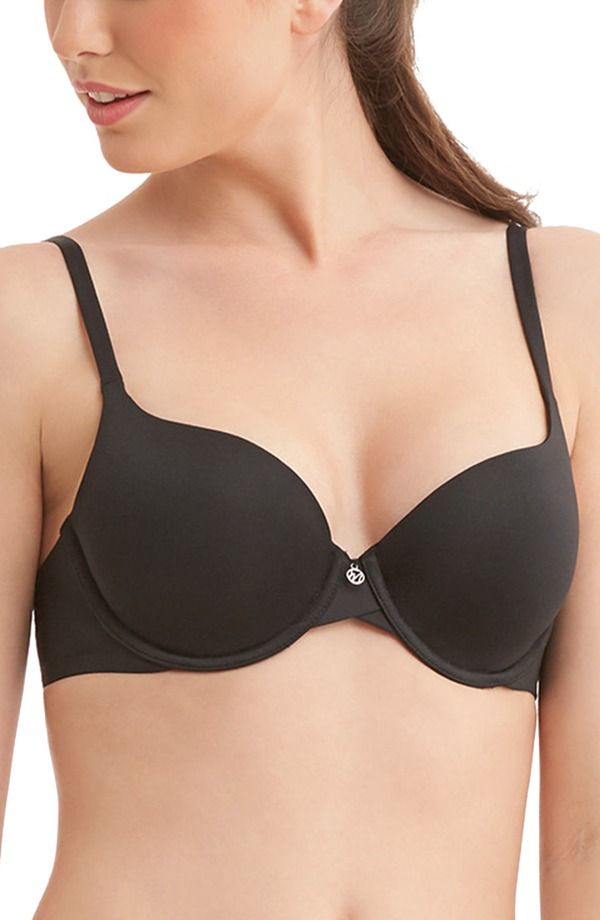 モンテル インティメイツ レディース トップス Tシャツ Montelle Intimates Pure Demi TShirt Bra Black ブラック