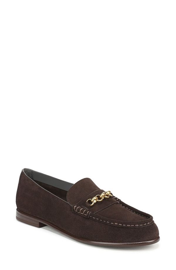 フランコサルト レディース シューズ スリッポン・ローファー Franco Sarto Maris Bit Loafer Dark Brown Leather ブラウン