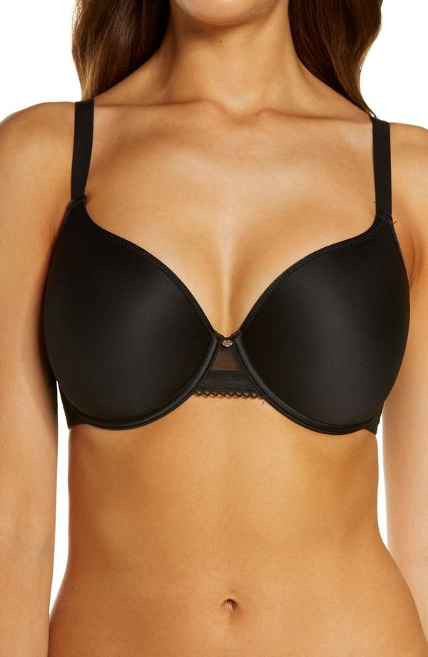 シャンテル レディース トップス Tシャツ Chantelle Lingerie C Jolie Comfort Convertible TShirt Bra Black ブラック