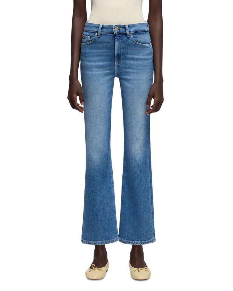 セブンフォーオールマンカインド レディース ボトムス デニムパンツ ブーツカット ブーツ ジーンズ 7 For All Mankind The Leggy Mid Rise Bootcut Crop
