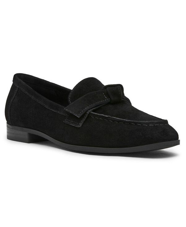アンクライン レディース シューズ スリッポン・ローファー Anne Klein Womens Bowie Round Toe Loafers Black ブラック