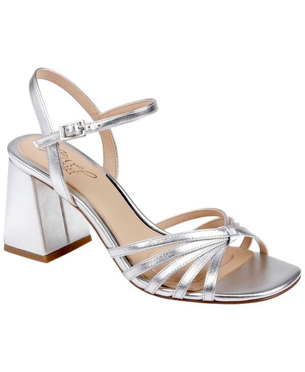 ジュウェルダグレイミシュカ レディース シューズ サンダル Jewel Badgley Mischka Womens Patience Square Toe Dressandalsilver Leat