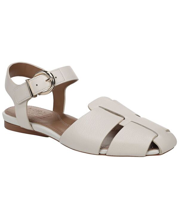 ナチュライザー レディース シューズ サンダル Naturalizer Womens Cleo Strappy Flat Sandals Warm White Leather ホワイト