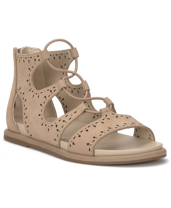 ラッキーブランド レディース シューズ サンダル レース Lucky Brand Womensartea Laced Gladiator Flat Sandals Dusty Sand Oily Nu