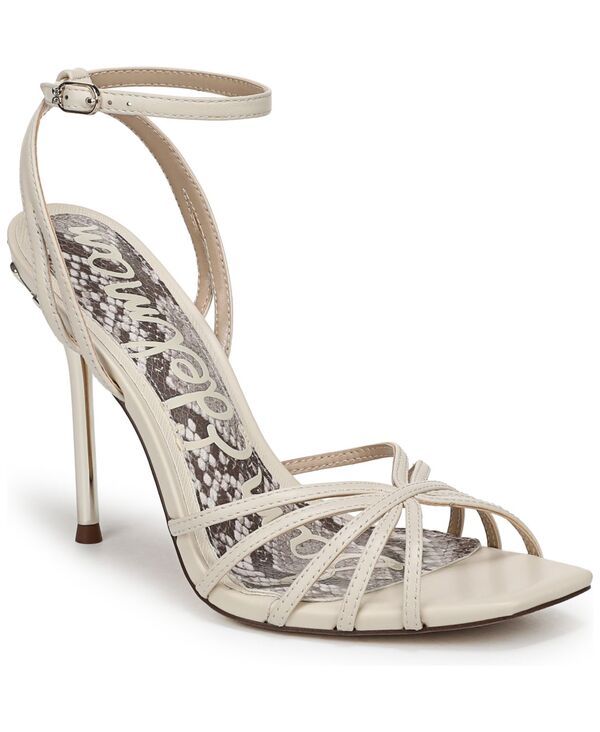 サムエデルマン レディース シューズ サンダル Sam Edelman Womens Lili Strappy Dressandals Modern Ivory Leather アイボリー