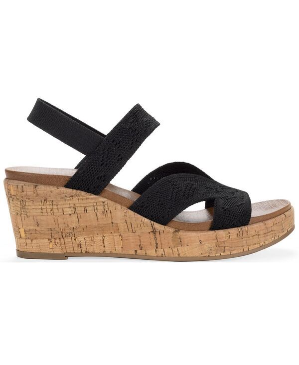 スタイルアンドコー レディース シューズ サンダル ヒール Style Co Womens Cheryll Wedge Heel Sandals Black Beauty ブラック