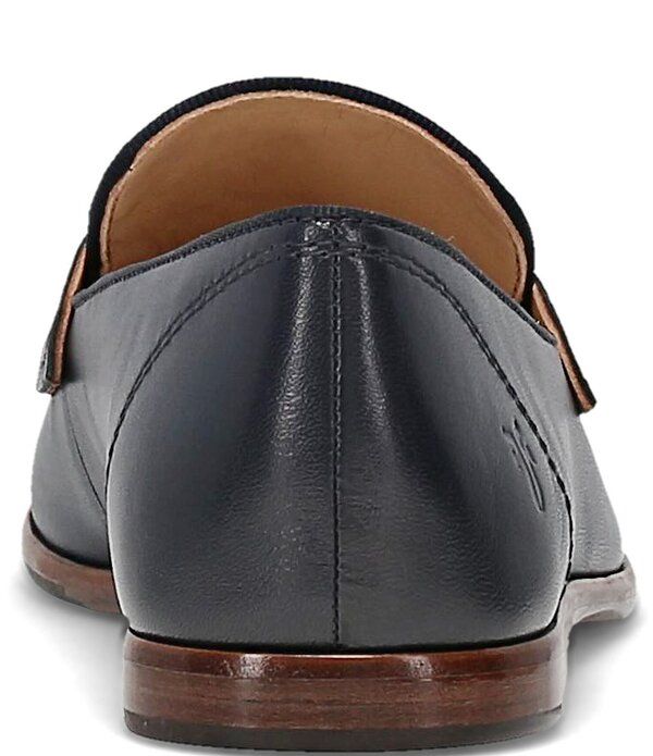 フライ レディース シューズ スリッポン・ローファー レザー Frye Faith Leather Penny Loafers Navy ネイビー