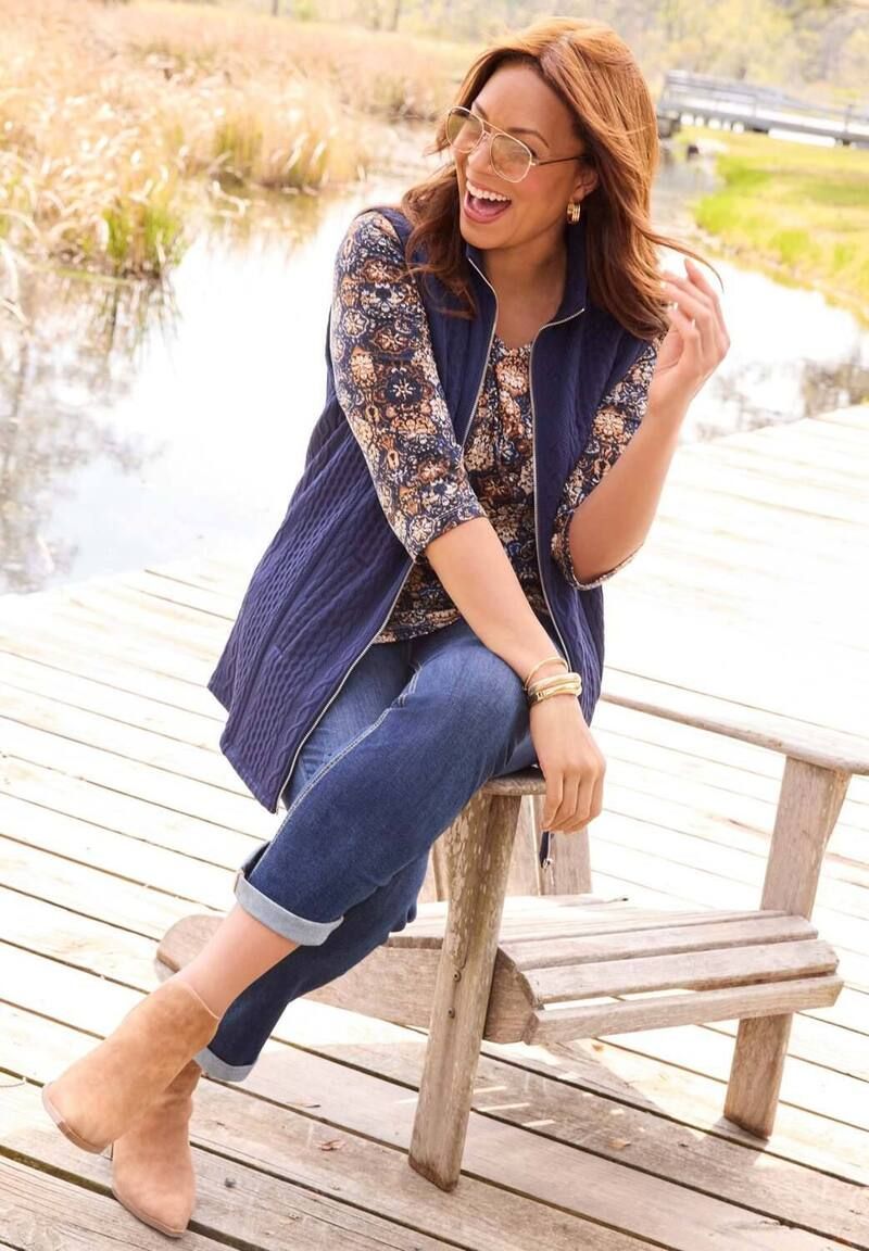 キャサリンズ レディース トップス Tシャツ Vネック プラスサイズ Catherines Womens Plusize Suprema 34 Sleeve VNeck Tee Multi Stamp キャサリンズ レディース トップス Tシャツ Vネック プラスサイズ Catherines Womens Plusize Suprema 34 Sleeve VNeck Tee Multi Stamp
