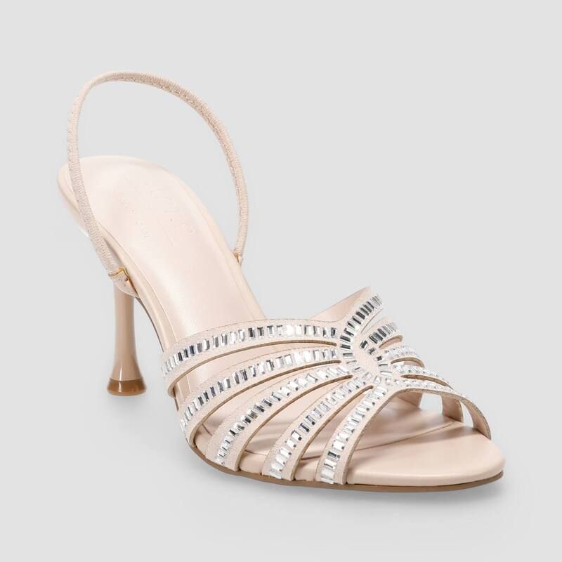 アプトナイン レディース シューズ パンプス ヒール Apt 9 Taszle Glitz Womenstrappy Dress Heels Beige Patent ベージュ