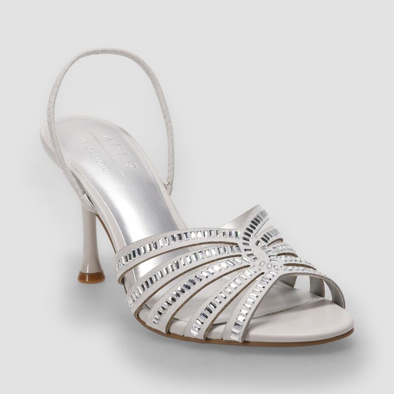 アプトナイン レディース シューズ パンプス ヒール Apt 9 Taszle Glitz Womenstrappy Dress Heelsilver シルバー