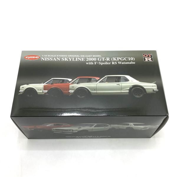 【中古】【開封】1/18 NISSAN SKYLINE 2000 GT-R (KPGC10) with Fスポイラー/RSワタナベ(Silver) [08128S][95] 13,980円