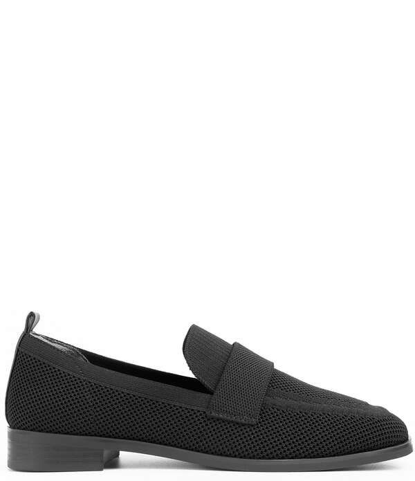 ミートゥー レディース シューズ パンプス ニット ローファー Me Too Brylee Tailored Stretched Knit Loafers Black ブラック