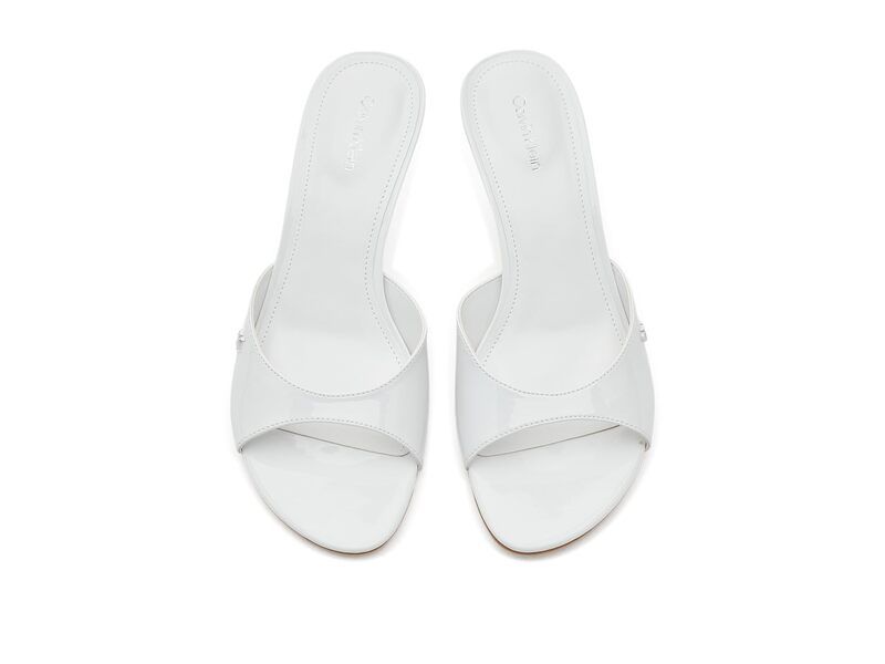カルバンクライン レディース シューズ スニーカー Calvin Klein Vixie White Patent ホワイト