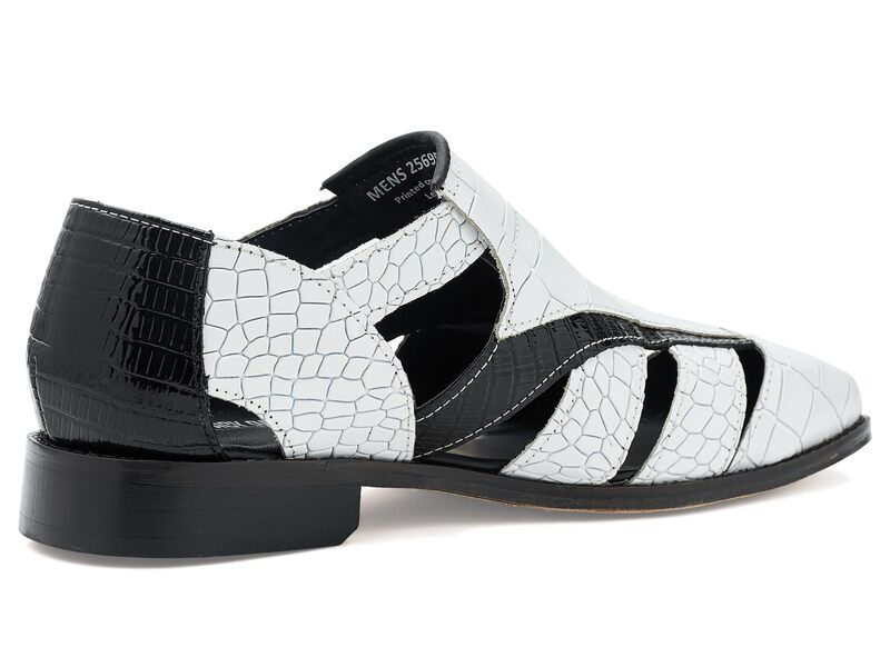 ステイシーアダムス メンズ シューズ サンダル Stacy Adams Calandro City Sandal BlackWhite ホワイト ステイシーアダムス メンズ シューズ サンダル Stacy Adams Calandro City Sandal BlackWhite ホワイト