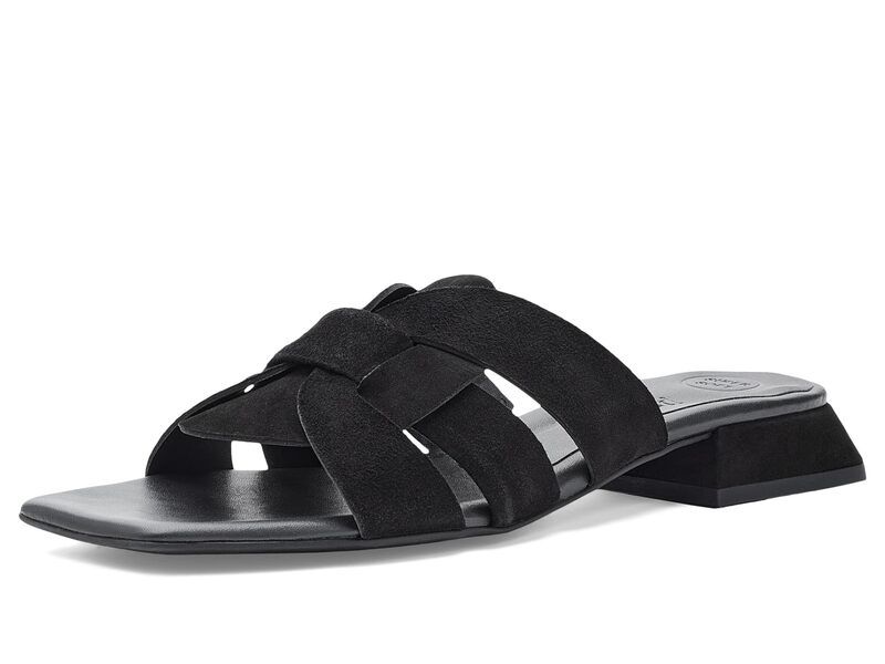 ポール・グリーン レディース シューズ ヒール Paul Green Desire Slide Black Suede ブラック