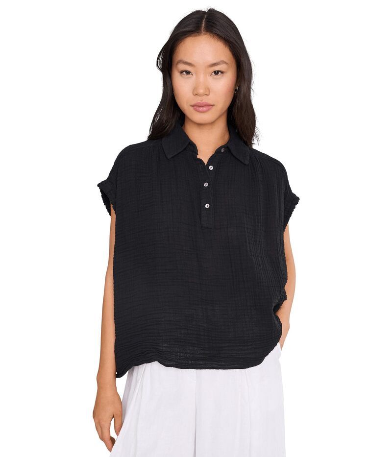 マイケルスターズ レディース トップス シャツ Michael Stars Avalon Pop Over Top Black ブラック 26,864円