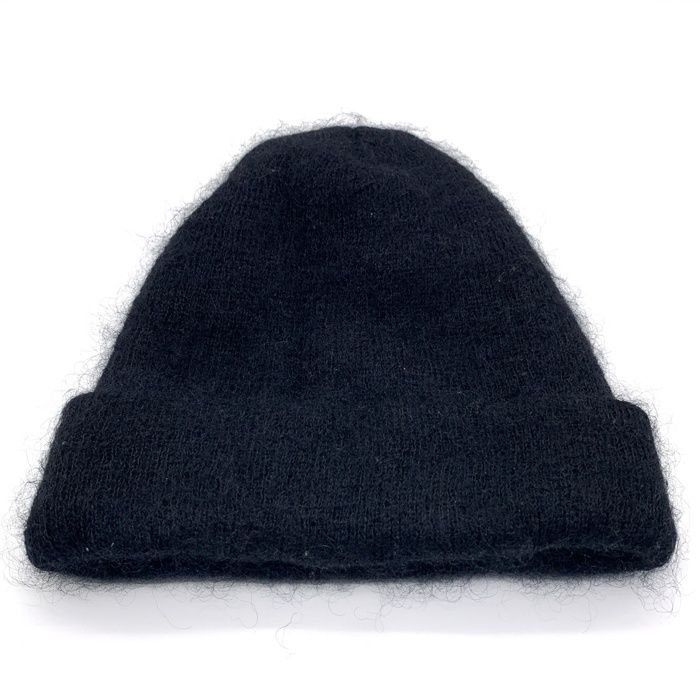 SUPREME ブラック モヘアビーニー SUPREME シュプリーム Mohair Beanie モヘアビーニー ニットキャップ