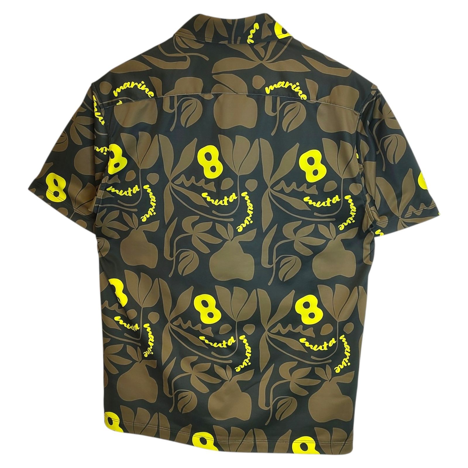 mutaマリンゴルフ　総柄花柄ポロシャツ XL 緑 muta MARINE GOLF ムータ マリン ゴルフ All-over print S/S polo
