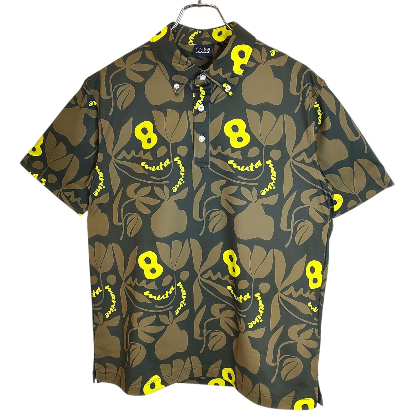 muta MARINE GOLF ムータ マリン ゴルフ All-over print S/S polo