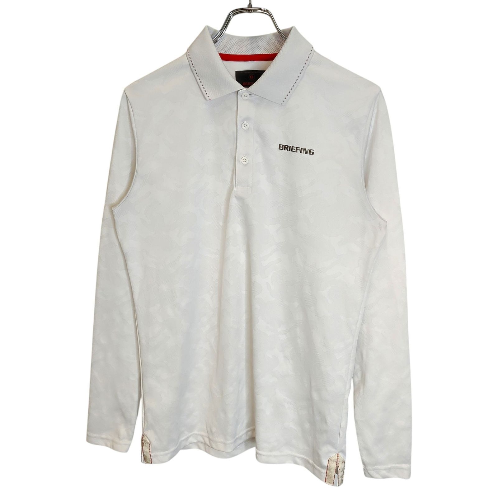 BRIEFING カモフラージュ ポロシャツ M BRIEFING GOLF ブリーフィングゴルフ CAMOUFLAGE JQ POLO カモフラ