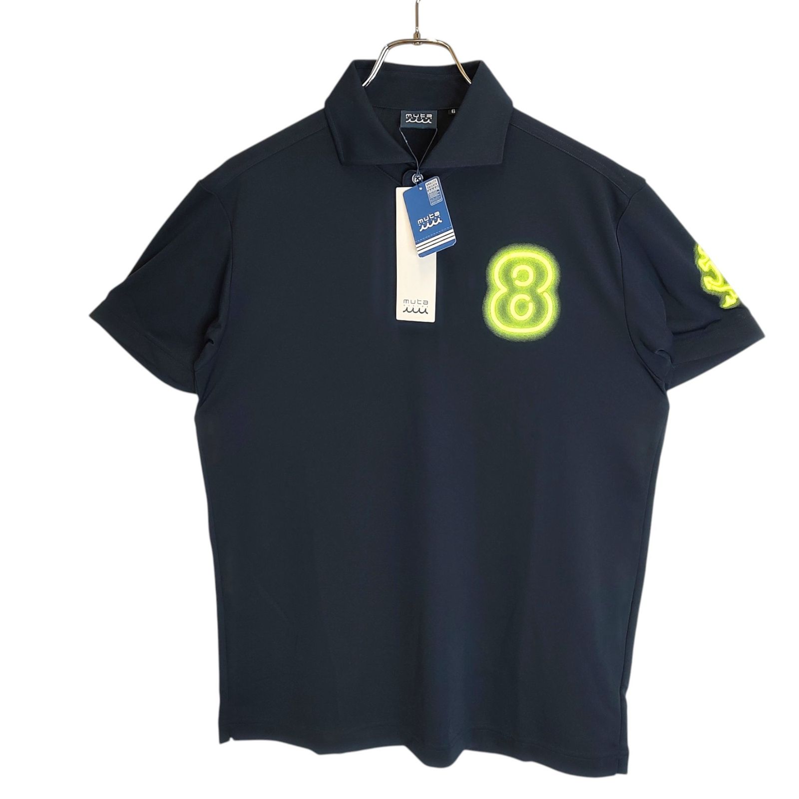muta MARINE GOLF ムータ マリン ゴルフ Neon Print Polo Shirt ネオン