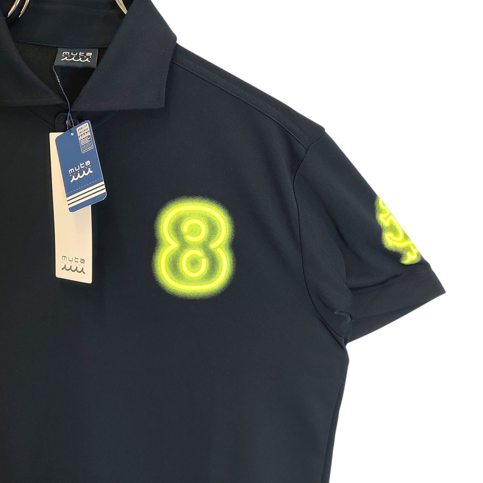 muta MARINE GOLF ムータ マリン ゴルフ Neon Print Polo Shirt ネオン