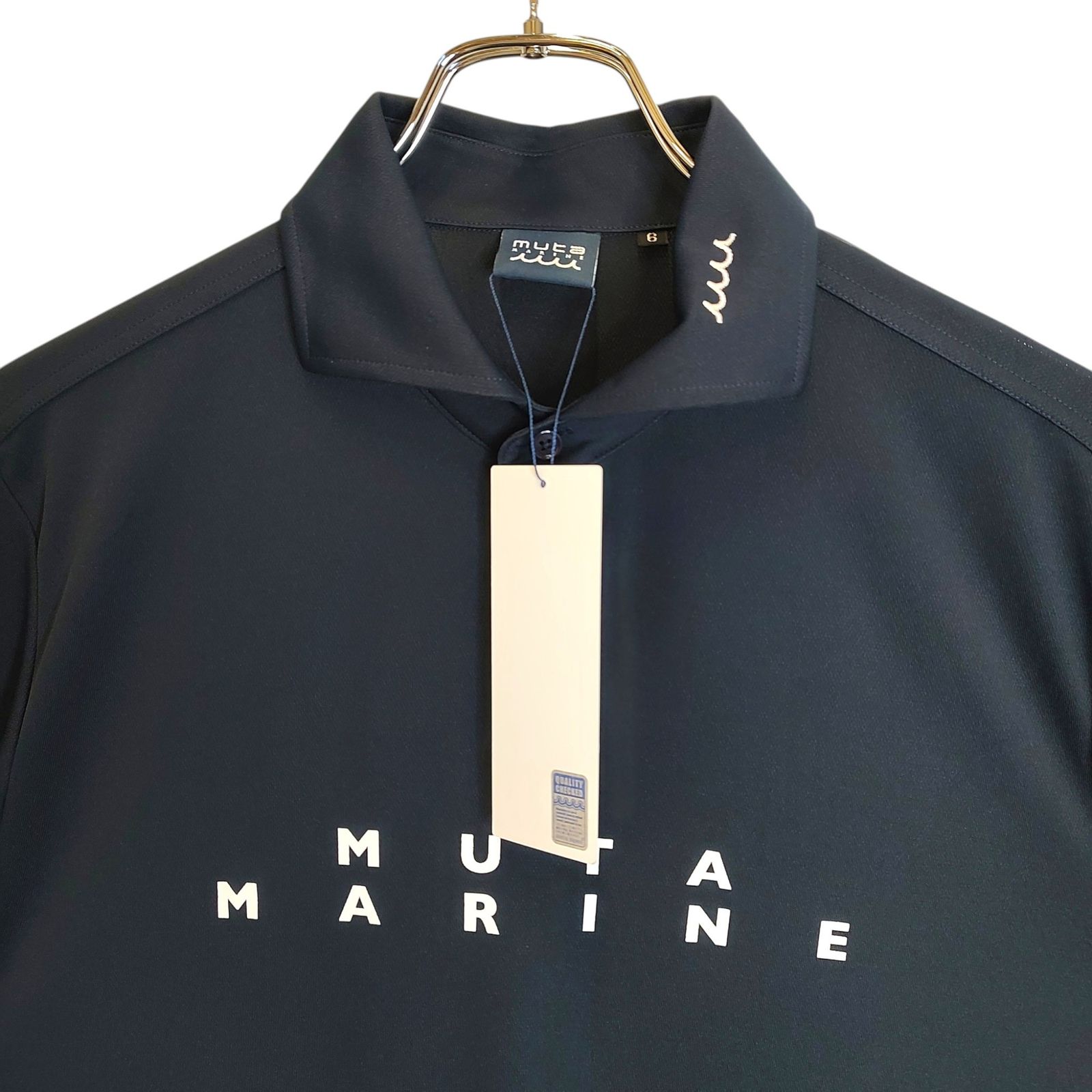muta MARINE GOLF ムータ マリン ゴルフ 25SS SPLIT LOGO POLO SHIRT