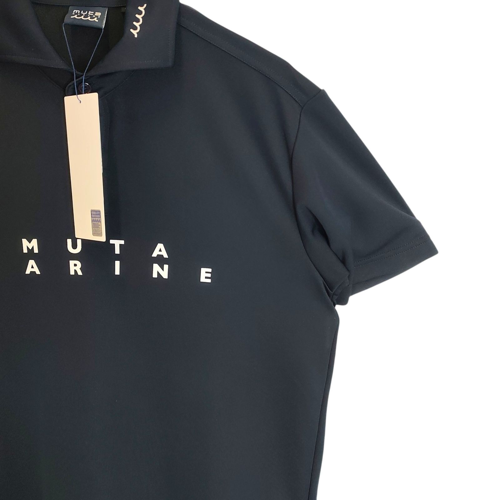 muta MARINE GOLF ムータ マリン ゴルフ 25SS SPLIT LOGO POLO SHIRT