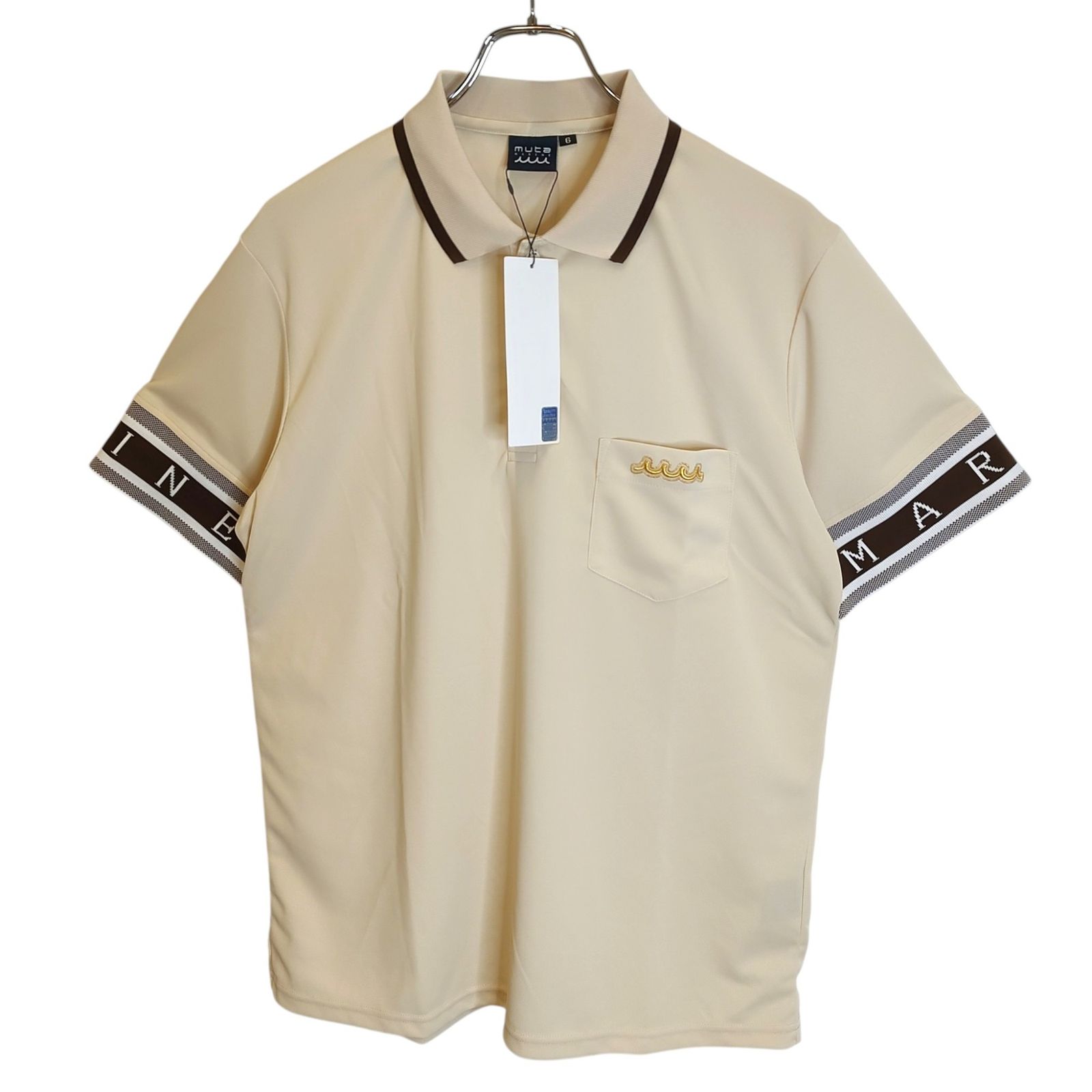 muta MARINE GOLF ムータ マリン ゴルフ 25SS RIB CUFF POLO SHIRT