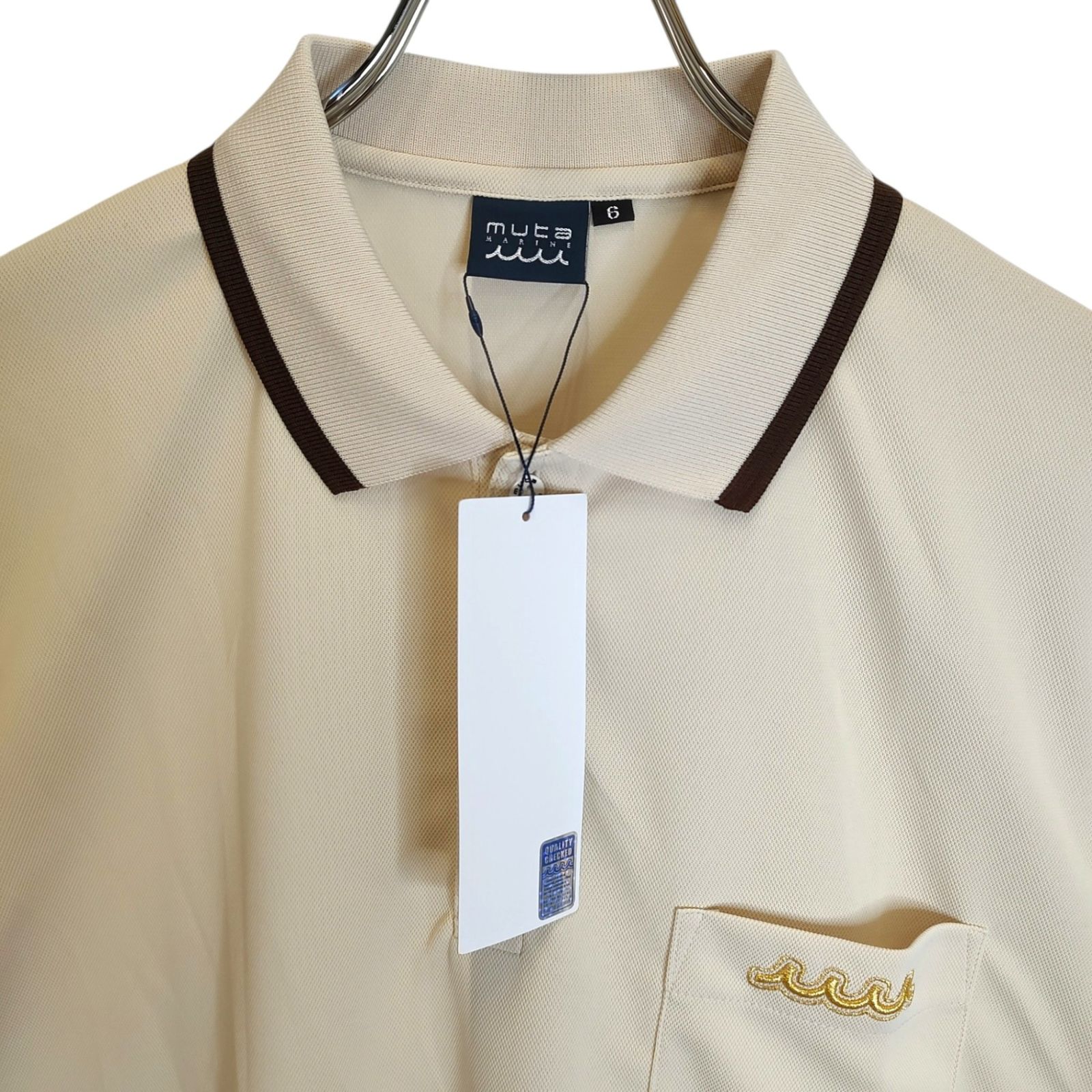 muta MARINE GOLF ムータ マリン ゴルフ 25SS RIB CUFF POLO SHIRT
