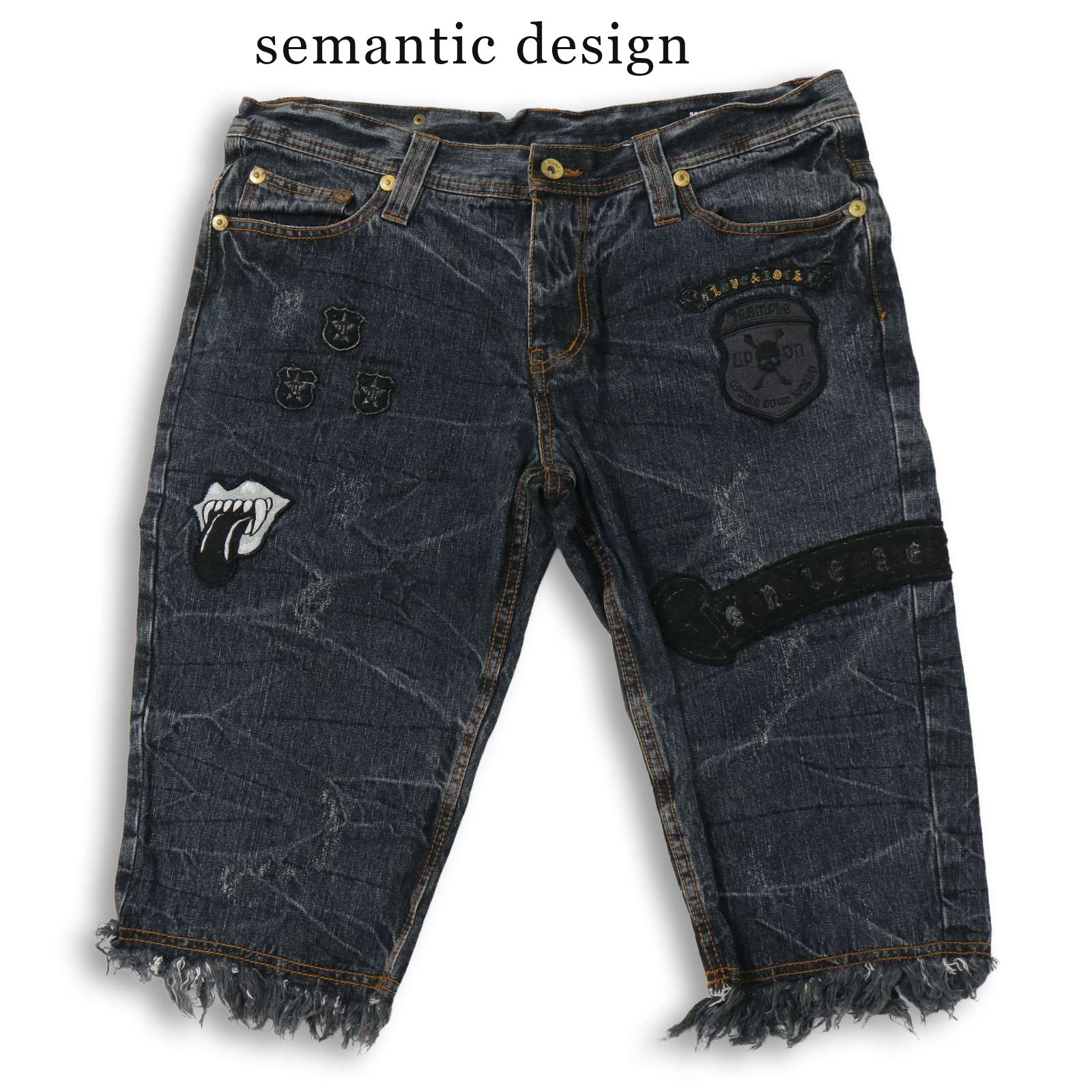 semantic design セマンティック デザイン ダメージ加工☆ スカル