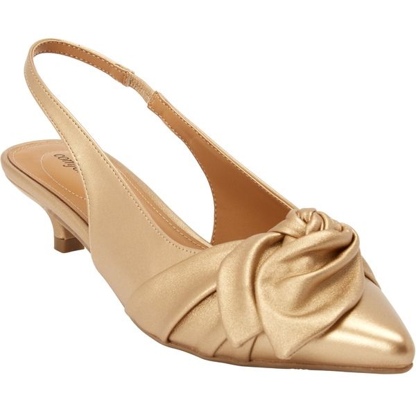 コンフォートビュー レディース シューズ ヒール Comfortview The Tia Slingback Gold ゴールド 18,091円