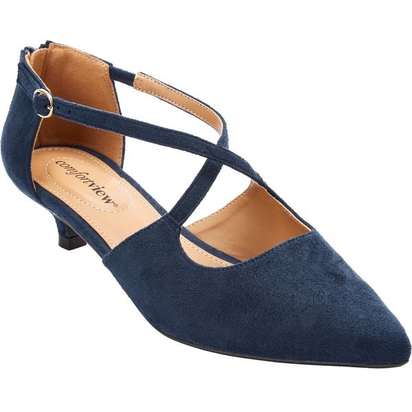 コンフォートビュー レディース シューズ パンプス Comfortview The Dawn Pump Navy ネイビー
