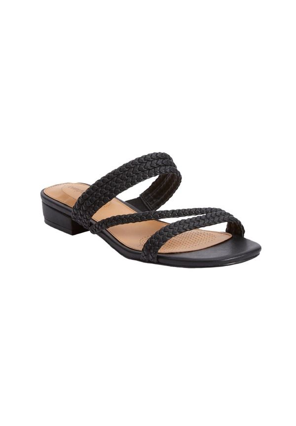 コンフォートビュー レディース シューズ パンプス Comfortview The Adler Slip On Mule Black ブラック
