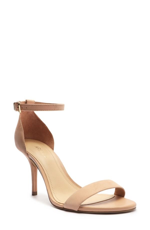 アレッツォ レディース シューズ ヒール サンダル アンクル Arezzo Isabelli Ankle Strap Sandal True Sand サンド